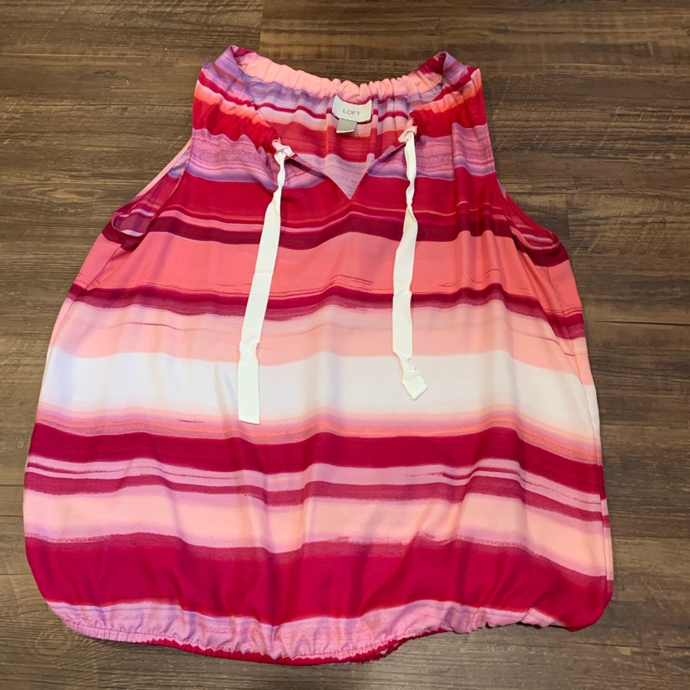 Sleeveless Bloussant Top - Large